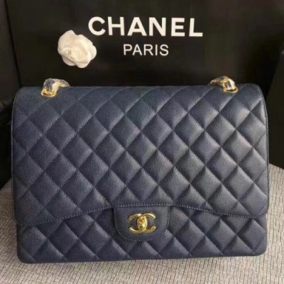 Chanel Women Leather Chain Tote Shoulder Bag,33CM - 샤넬 여성용레더 체인 토트 숄더백,1119 - CHAB0030,33CM,블루