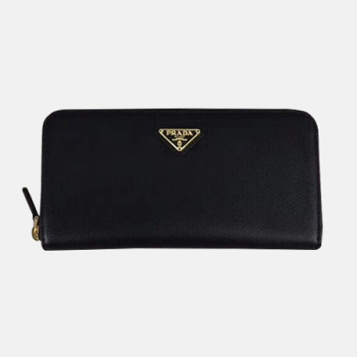 Prada 2018 Mens Zip Round Saffiano Wallet - 프라다 남성 신상 지퍼라운드 사피아노 장지갑 PRA0165 20CM