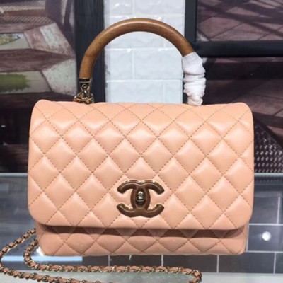 Chanel 2018 Coco Chain Handle Shoulder Bag,21CM - 샤넬 2018 코코 체인 핸들 숄더백,CHAB0044,21CM,핑크