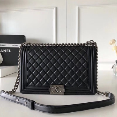 Chanel Chain Shoulder Bag,28CM - 샤넬  체인 숄더백,67088-CHAB0054,28CM,블랙