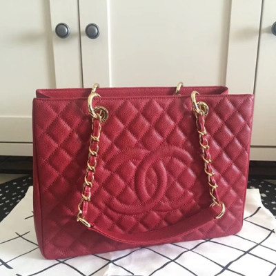 Chanel Chain Tote Shoulder Bag,34CM - 샤넬  체인 토트 숄더백,CHAB0073,34CM,레드