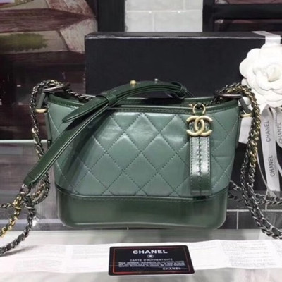 Chanel 2018 Gabrielle  Hobo Shoulder Bag ,20CM - 샤넬 2018 가브리엘 호보 숄더백,CHAB0096,20CM,그린