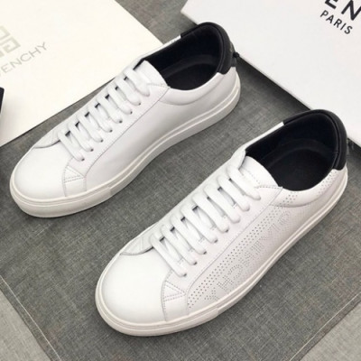 Givenchy 2018 Mens Business Leather Sneakers - 지방시 남성 비지니스 레더 스니커즈 Giv0047x.Size(240 - 275).화이트