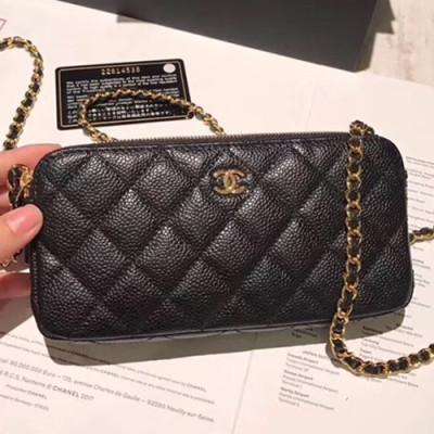 Chanel Women Phone Bag,19CM - 샤넬 여성용 휴대폰 백,CHAB0120,19CM,블랙