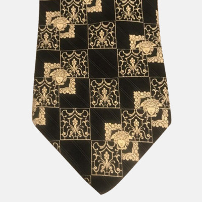 VERSACE   MENS  NECKTIE  BLACK  - 베르사체  남성용 넥타이 블랙