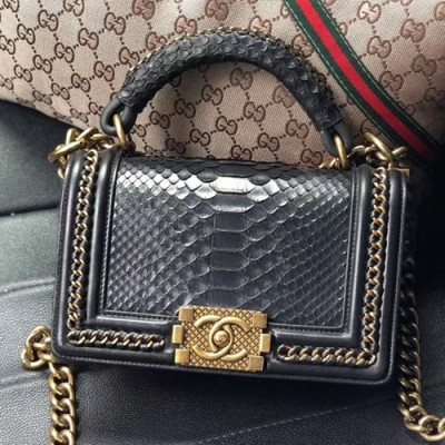 Chanel Leboy Leather Chain Tote Shoulder Bag,25CM - 샤넬 르보이 레더 체인 토트 숄더백 CHAB0190,25CM,블랙