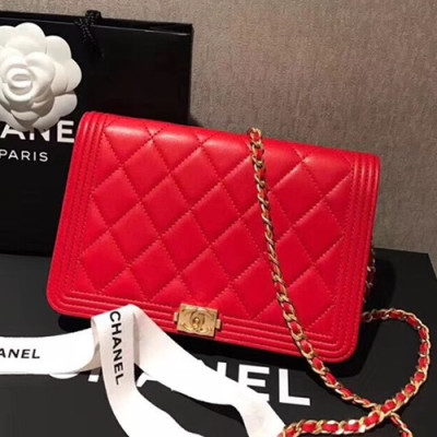 Chanel Leboy WOC Cross Bag,19.5CM - 샤넬 르보이 WOC 크로스백,CHAB0196,19.5CM,레드