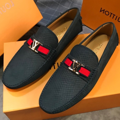 LOUIS VUITTON 2018 MENS STRAP LEATHER LOAFER  - 루이비통 남성 스트랩 레더 로퍼 LOU0269 , 사이즈 (240 - 275)