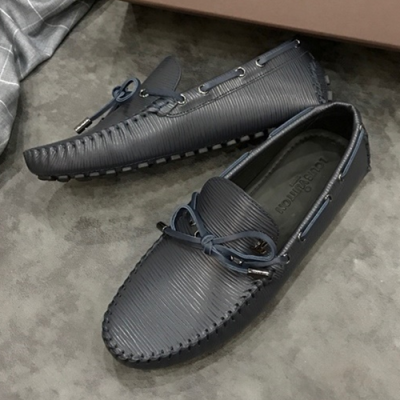 LOUIS VUITTON 2018 MENS RIBBON LEATHER LOAFER  - 루이비통 남성 리본 레더 로퍼 LOU0273 , 사이즈 (240 - 275)