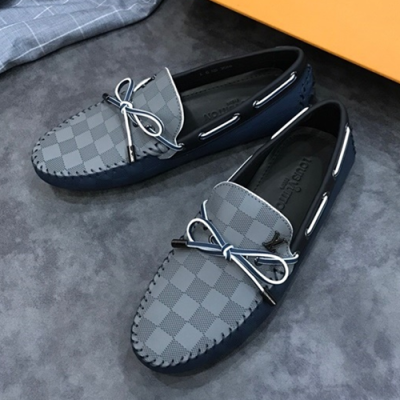 LOUIS VUITTON 2018 MENS RIBBON LEATHER LOAFER  - 루이비통 남성 리본 레더 로퍼 LOU0279 , 사이즈 (240 - 275)