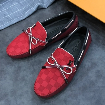 LOUIS VUITTON 2018 MENS RIBBON LEATHER LOAFER  - 루이비통 남성 리본 레더 로퍼 LOU0281 , 사이즈 (240 - 275)