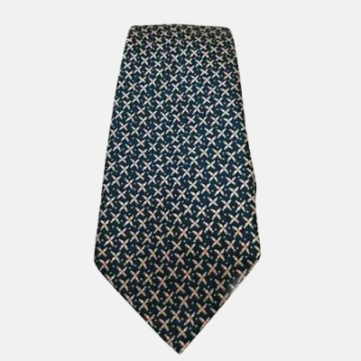 BVLGARI  MENS  NECKTIE  BLACK  - 불가리 남성용 넥타이 블랙