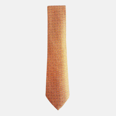 HERMES   MENS  NECKTIE  ORANGE -  에르메스 남성용 넥타이  오렌지