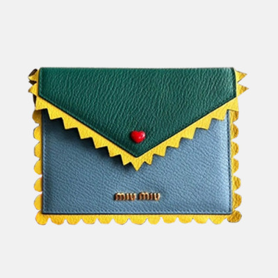 2018/19 MiuMiu Ladies Madras Love Pouch 5M F001 - 미우미우 마다스 러브 파우치 M IU005X  15.5CM