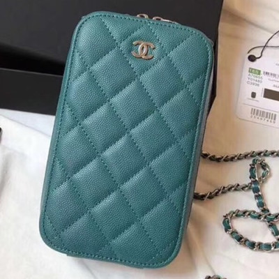 Chanel Women Phone Bag,10CM - 샤넬 여성용 휴대폰 백, CHAB0225,10CM,블루