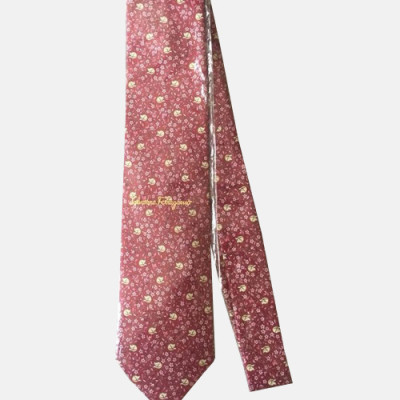 FERRAGAMO  MENS  NECKTIE RED  -  페레가모 남성용 넥타이 레드