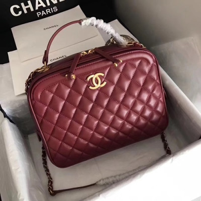 Chanel 2018/2019 Tote Chain Shoulder Bag,25CM - 샤넬 2018/2019 토트 체인 숄더백 CHAB0264,25CM,레드