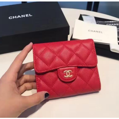 Chanel 2022 Rockstud Leather Card Cace - 샤넬  락스터드 레더 카드지갑 CHA0082 11CM