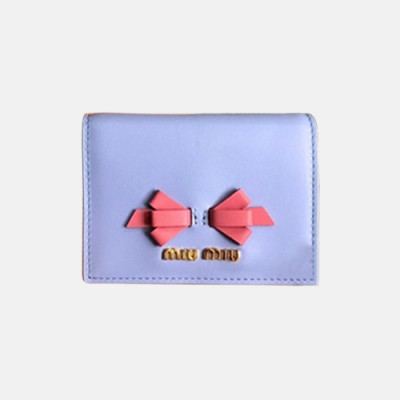 2018/19 MiuMiu Ladies Ribbonz Small Wallet - 미우미우 리본즈 남자 반지갑 MIU0081X  15.5CM