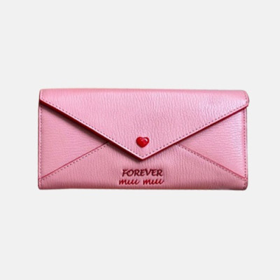 MiuMiu 2018 Ladies Madras Flap Long Purse 5MH379 - 미우미우 마다스 플랩 장지갑 MIU0104X  19.5CM