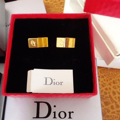 DIOR  MENS  YELLOW  GOLD   CUFFS -  디올  남성용  18k도금 옐로우  골드 커프스 단추