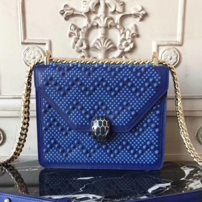 Bvlgari Serpenti Nicholas Kirkwood Shoulder Bag,20CM - 불가리 세르펜티 니콜라스 커크우드 숄더백,BVLB0013,20cm,블루