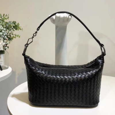 Bottega Veneta Leather Black Tote Shoulder Bag,27cm - 보테가 베네타 레더 블랙 토트 숄더백 9843-1,BVB0040,27cm