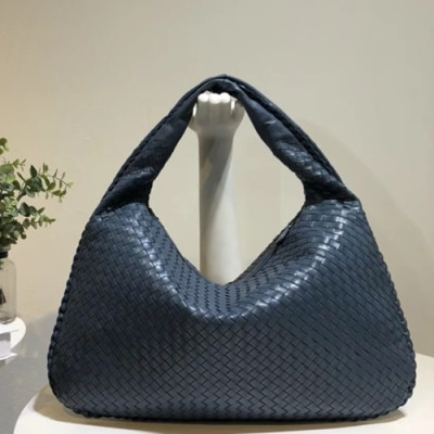 Bottega Veneta Leather Blue Hobo Tote Shoulder Bag,50cm - 보테가 베네타 레더 블루 호보 토트 숄더백 5092-5,BVB0055,50cm