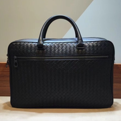 Bottega Veneta Leather Black Mens Business ,42cm - 보테가 베네타 레더 블랙 남성용 서류가방 BVB0079,42cm