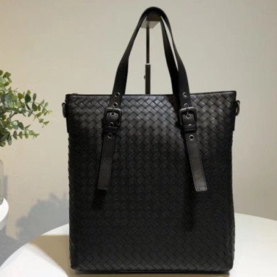 Bottega Veneta Leather Black Mens Business ,30cm - 보테가 베네타 레더 블랙 남성용 서류가방,BVB0088,30cm