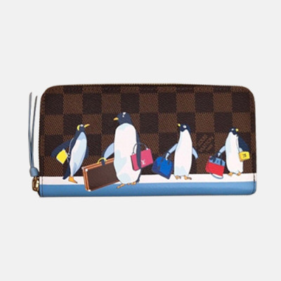 [한정판] Louis Vuitton 2018 Ladies Clemence Wallet N64425 - 루이비통 2018 한정판 장지갑 클레망스 지퍼장지갑 LOU0443 19.5CM