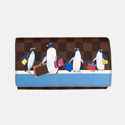 [한정판] Louis Vuitton 2018 Ladies Sarah Wallet N64425 - 루이비통 크리스마스 시즌 한정판 선물 사라 월릿 LOU0443 19CM