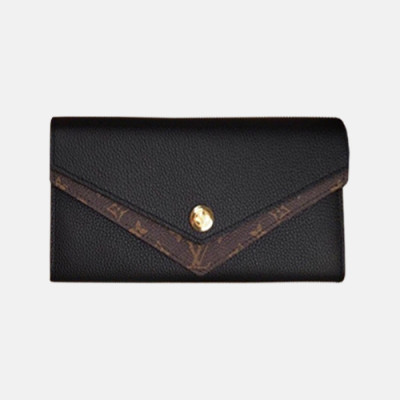 Louis Vuitton 2018 Ladies Double V Compact Long Wallet M64319 - 루이비통 월릿 더블브이 장지갑  LOU0485  19CM