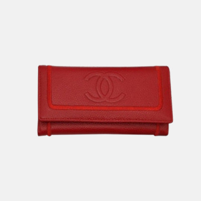 Chanel 2018 Ladies Capuskin Long Purse - 샤넬 신상 카푸스킨 장지갑  CNL0050 19CM