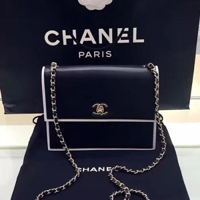 [매장판]Chanel Leather Mini Chain Cross Bag ,19CM - 샤넬 레더 미니 체인 크로스백,CHAB0517,19CM,블랙