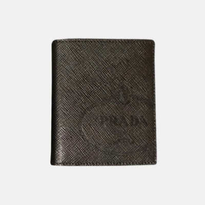 Prada 2018 Mens Saffiano Leather Bifold Purse 2MO004 -프라다 남성 신상 사피아노 레더 반지갑 PRA0253 10CM