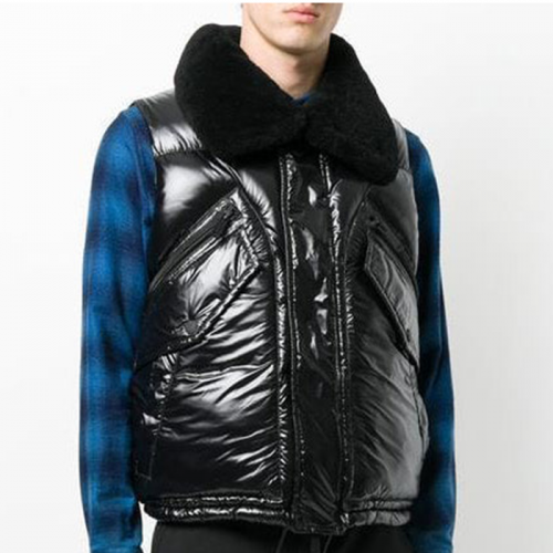 [베스트상품] 2018/19 Dsquared2 Mens Down Padding VEST - 디스퀘어드 나일론 시어링카라 패딩 조끼 Dsq006x.Size(S - L)
