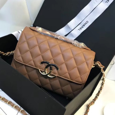 Chanel 2018 Cruise Chain Flap Shoulder Bag ,22CM - 샤넬 2018 크루즈 플랩 숄더백,CHAB0527,22CM,브라운