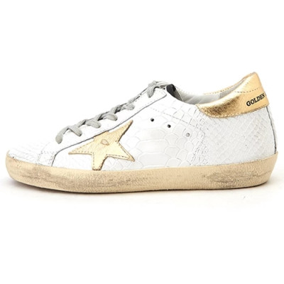 Golden Goose 2018 Superstar Gold Logo and Snake Gold Tab Sneakers - 골든구스 골드스타 스네이크 골드탭 스니커즈  GOL0010X ,Size (225 - 250)