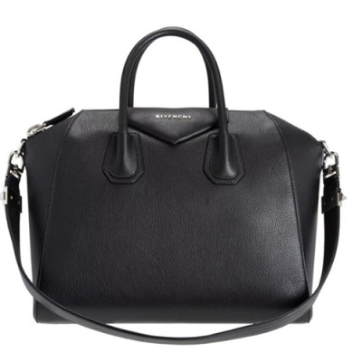 Givenchy Antigona Leather Tote Shoulder Bag,33CM - 지방시 안티고나 레더 토트 숄더백,GVB0013,33CM,블랙