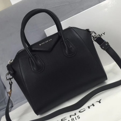 Givenchy Antigona Leather Tote Shoulder Bag,28CM - 지방시 안티고나 레더 토트 숄더백,GVB0015,28CM,블랙