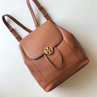 Tory Burch Leather Brown Back Pack,24cm - 토리버치 레더 브라운 백팩 TBB0069,24cm