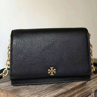 Tory Burch Leather Black Shoulder Bag,21cm - 토리버치 레더 블랙 숄더백 TBB0117,21cm