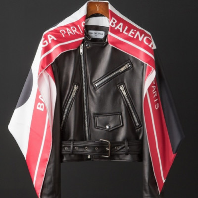 [매장판] Balenciaga 2018 Ladies Leather Jacket - 발렌시아가 여성 신상 여성 자켓 Bal0084x,Size(S - 2XL)블랙