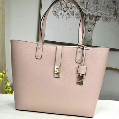 Michael Kors Leather Tote Shoulder Bag,45cm - 마이클 코어스 레더 토트 숄더백 MKB0176,45cm,핑크