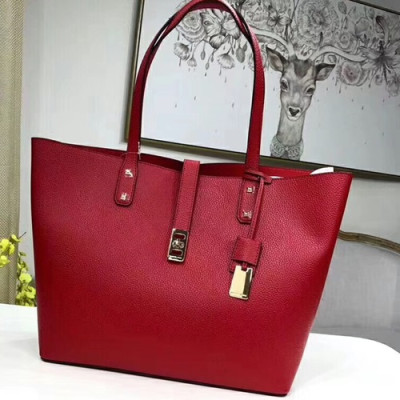 Michael Kors Leather Tote Shoulder Bag,45cm - 마이클 코어스 레더 토트 숄더백 MKB0179,45cm,레드