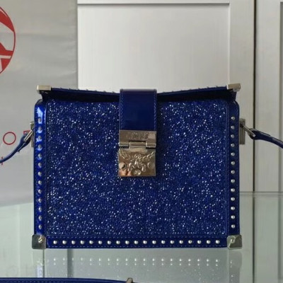 MCM Berlin Shoulder Bag,22cm - 엠씨엠 여성용 베를린 숄더백 MCMB0059,22cm,블루