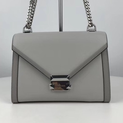 Michael Kors 2018 Leather Whitney Chain Shoulder Bag, 24CM - 마이클 코어스 2018 레더 위트니 체인 숄더백 ,MKB0226, 24CM,그레이