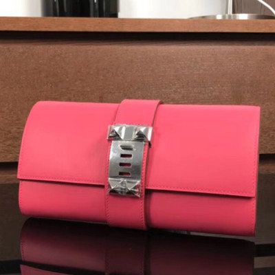 Hermes Medor Swift Leather Clutch Bag ,23cm - 에르메스 메도르 스위프트 레더 여성용 클러치백 HERB0053,23cm,진핑크