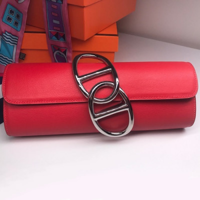 Hermes Egee Swift Leather Clutch Bag  - 에르메스 에게 스위프트 레더 여성용 클러치백 HERB0150,레드